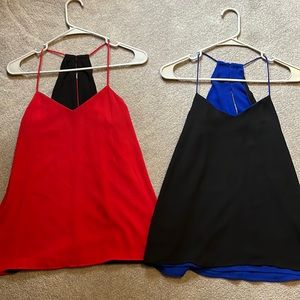 Express red and blue reversible tank tops SZ: XS